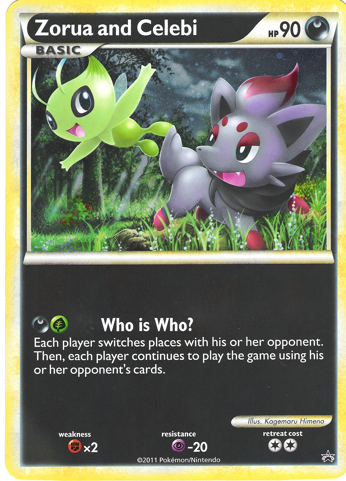 Zorua and Celebi