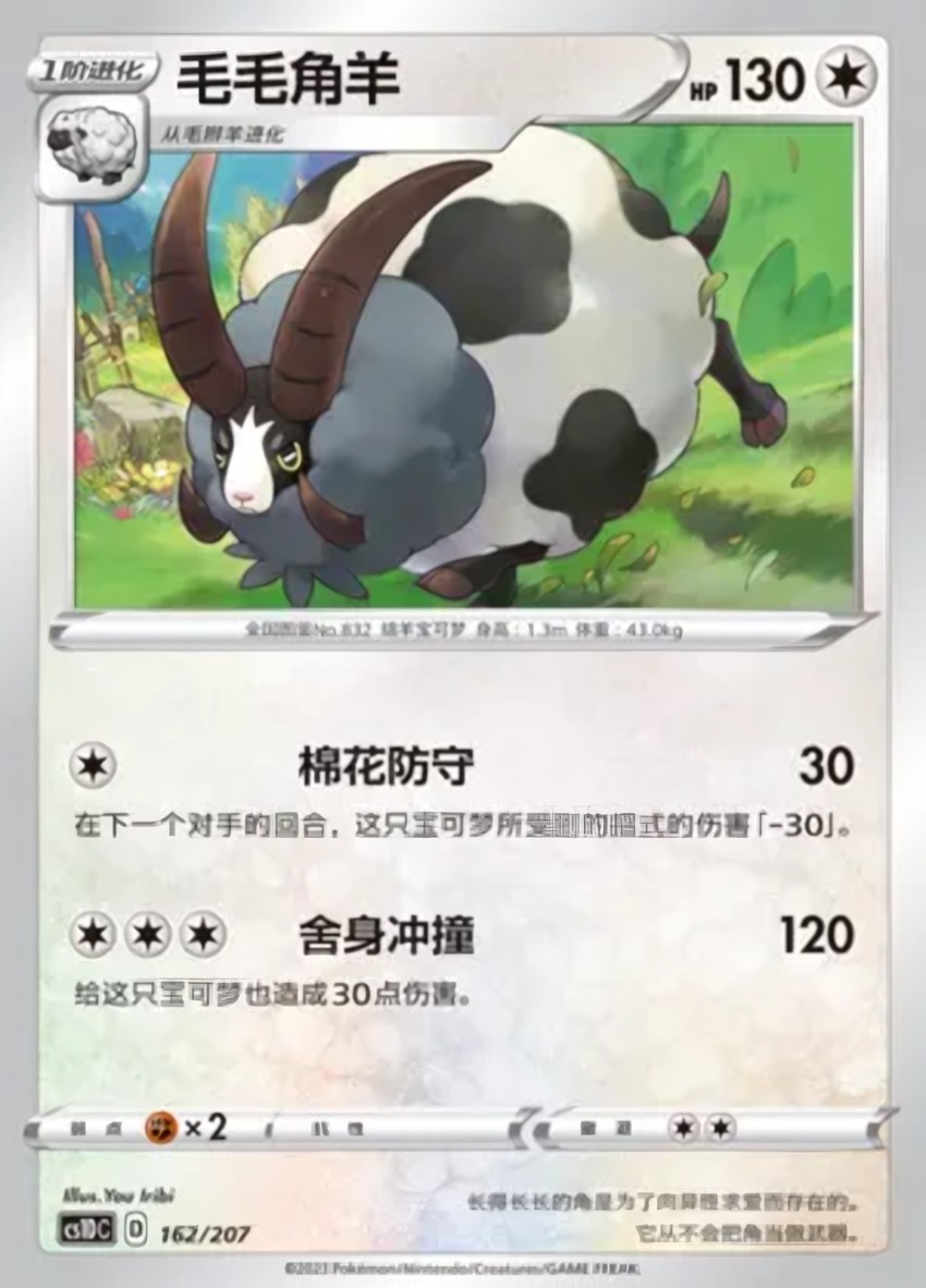 毛毛角羊