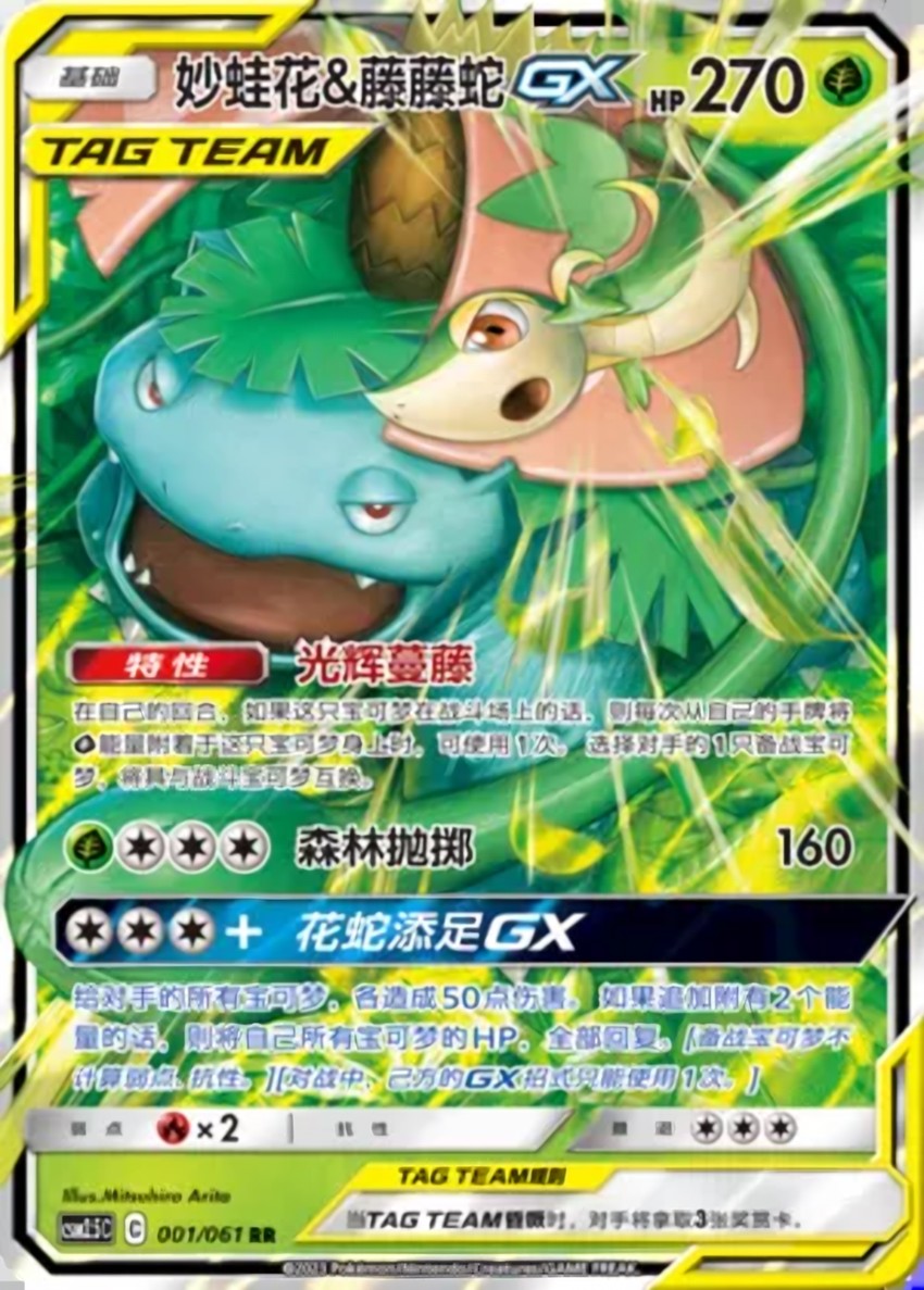 Venusaur & Snivy GX
