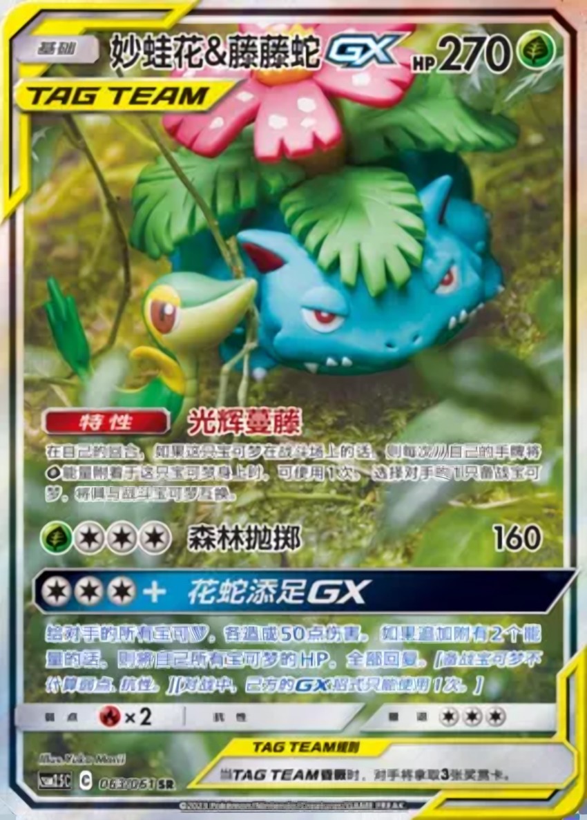 Venusaur & Snivy GX