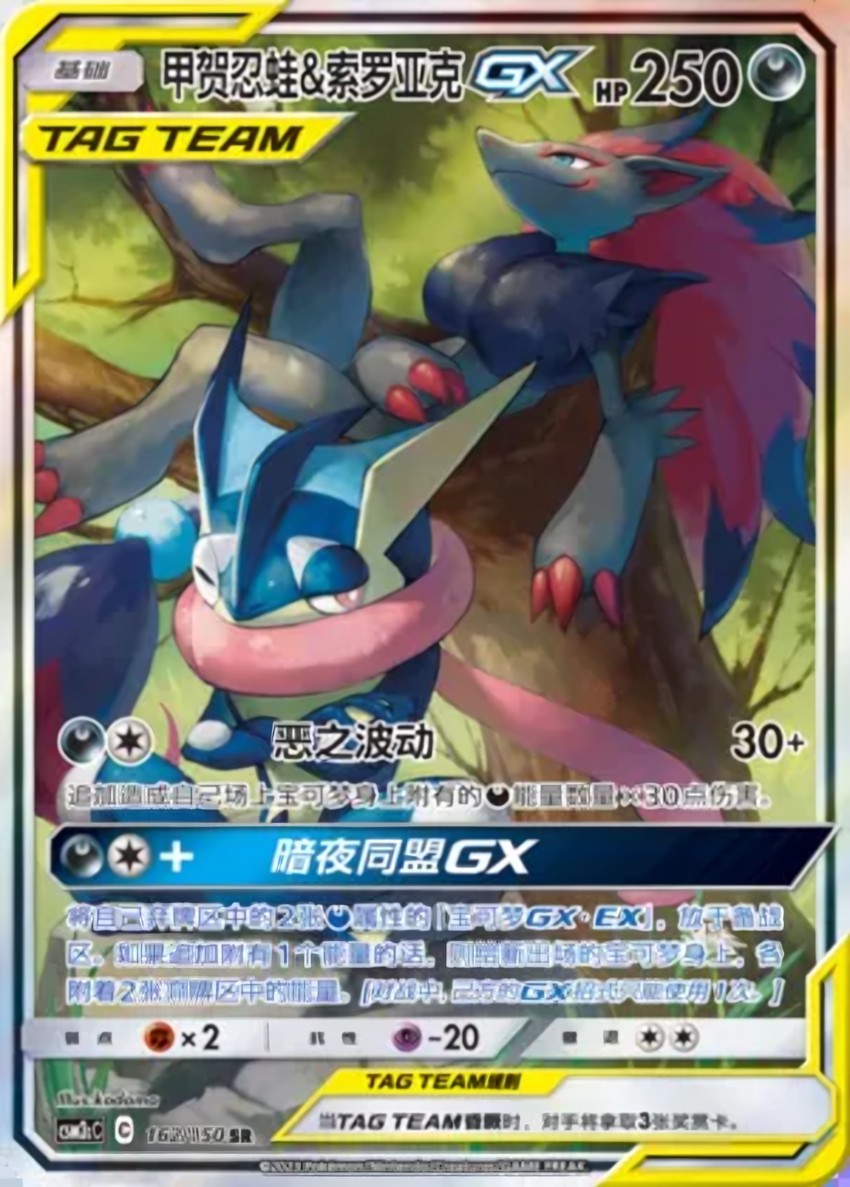 Greninja & Zoroark GX