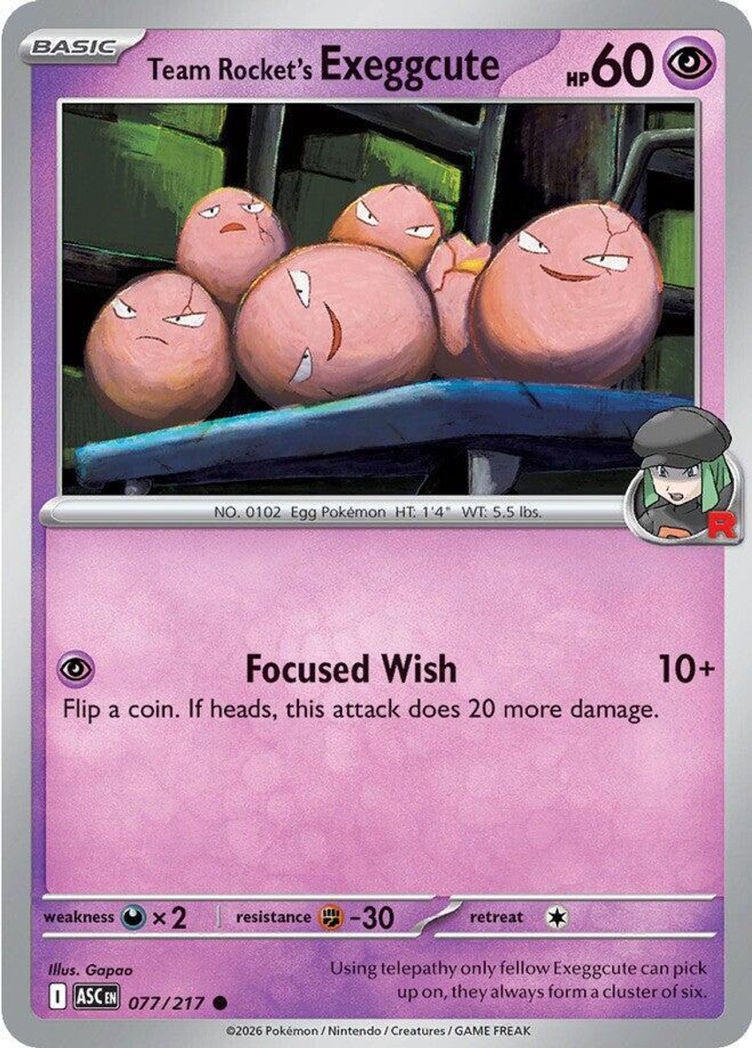 Team Rocket's Exeggcute