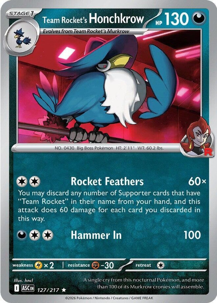 Team Rocket's Honchkrow