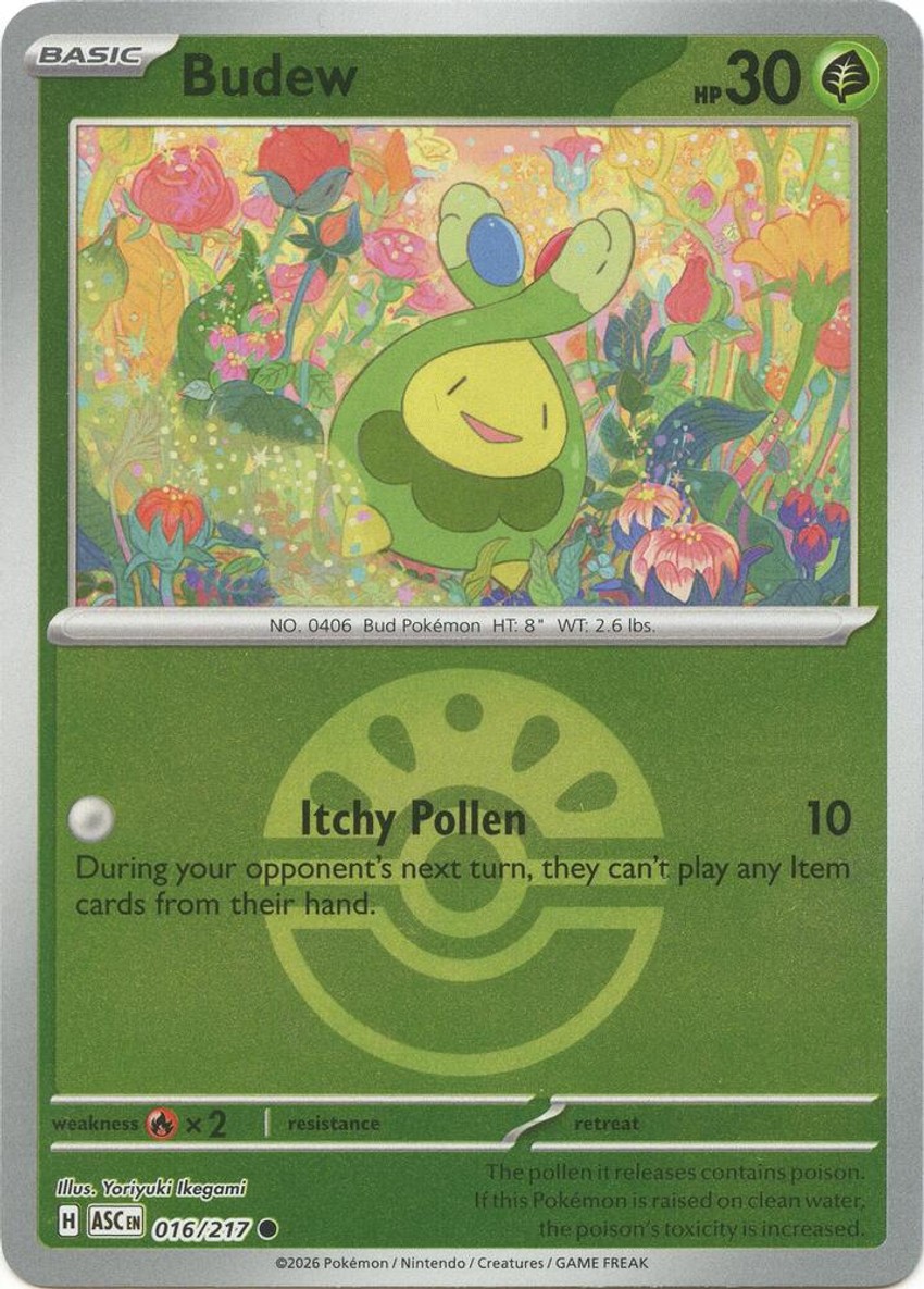 Budew - 016/217 (Friend Ball)