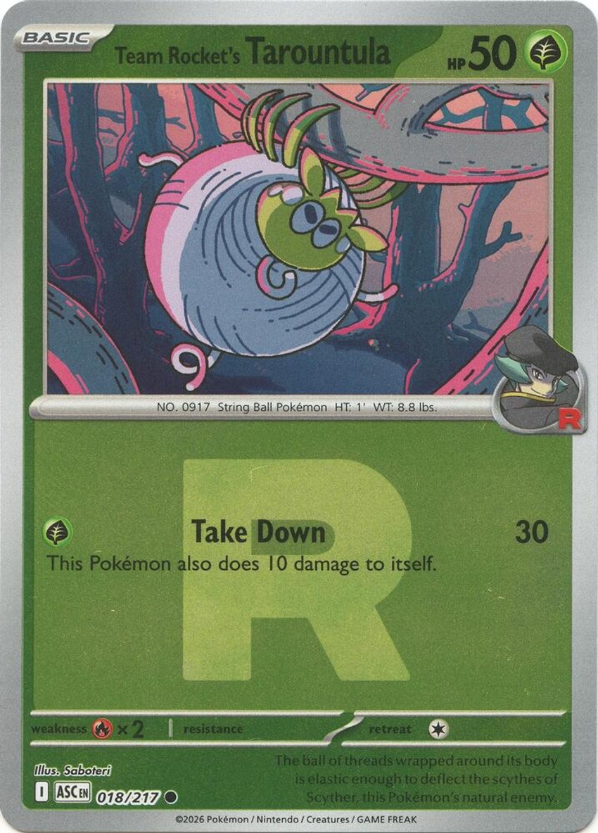Team Rocket's Tarountula (Team Rocket)