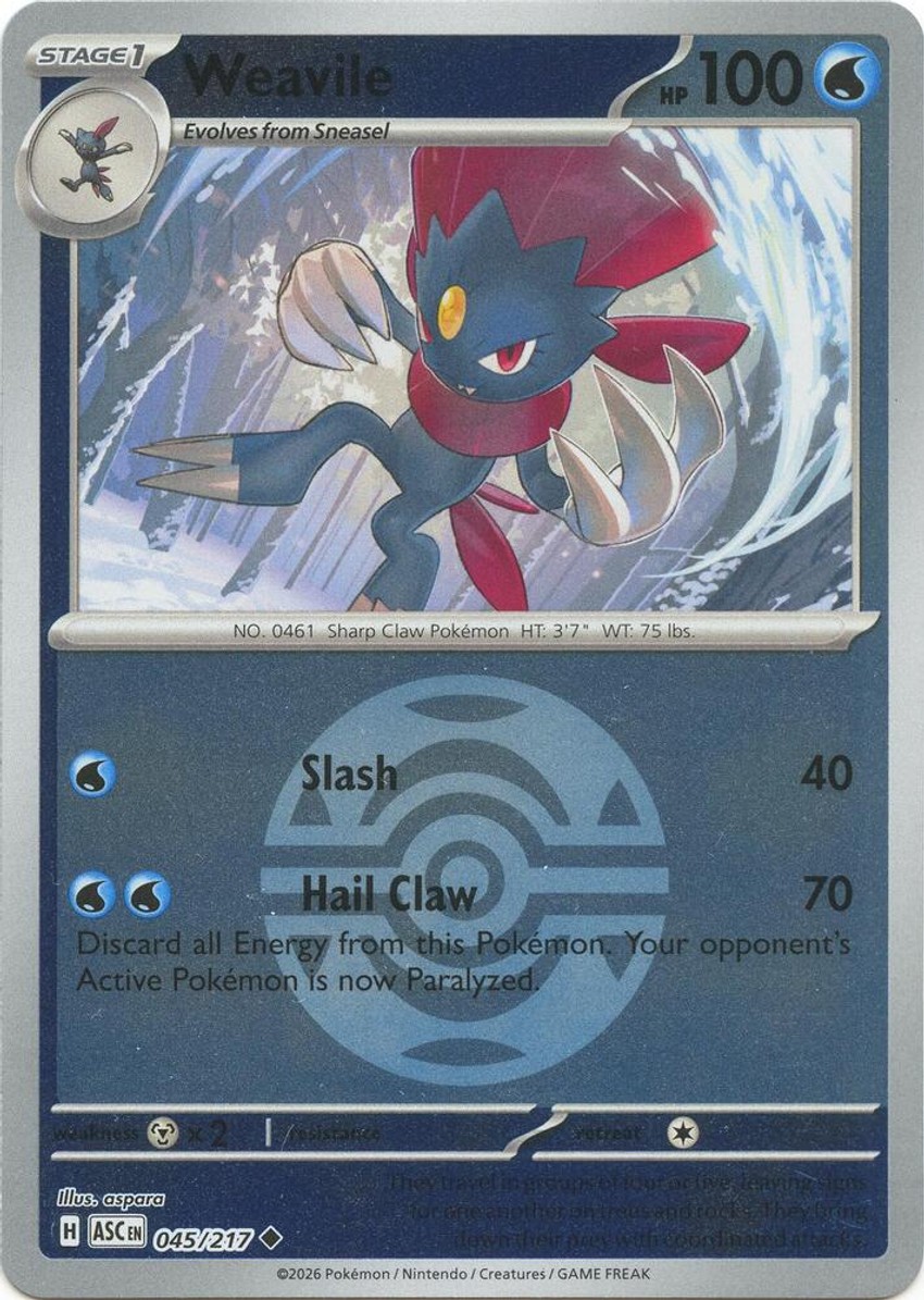 Weavile - 045/217 (Dusk Ball)
