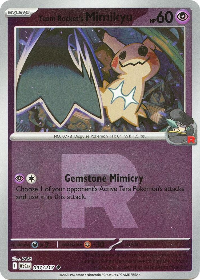 Team Rocket's Mimikyu - 097/217 (Team Rocket)