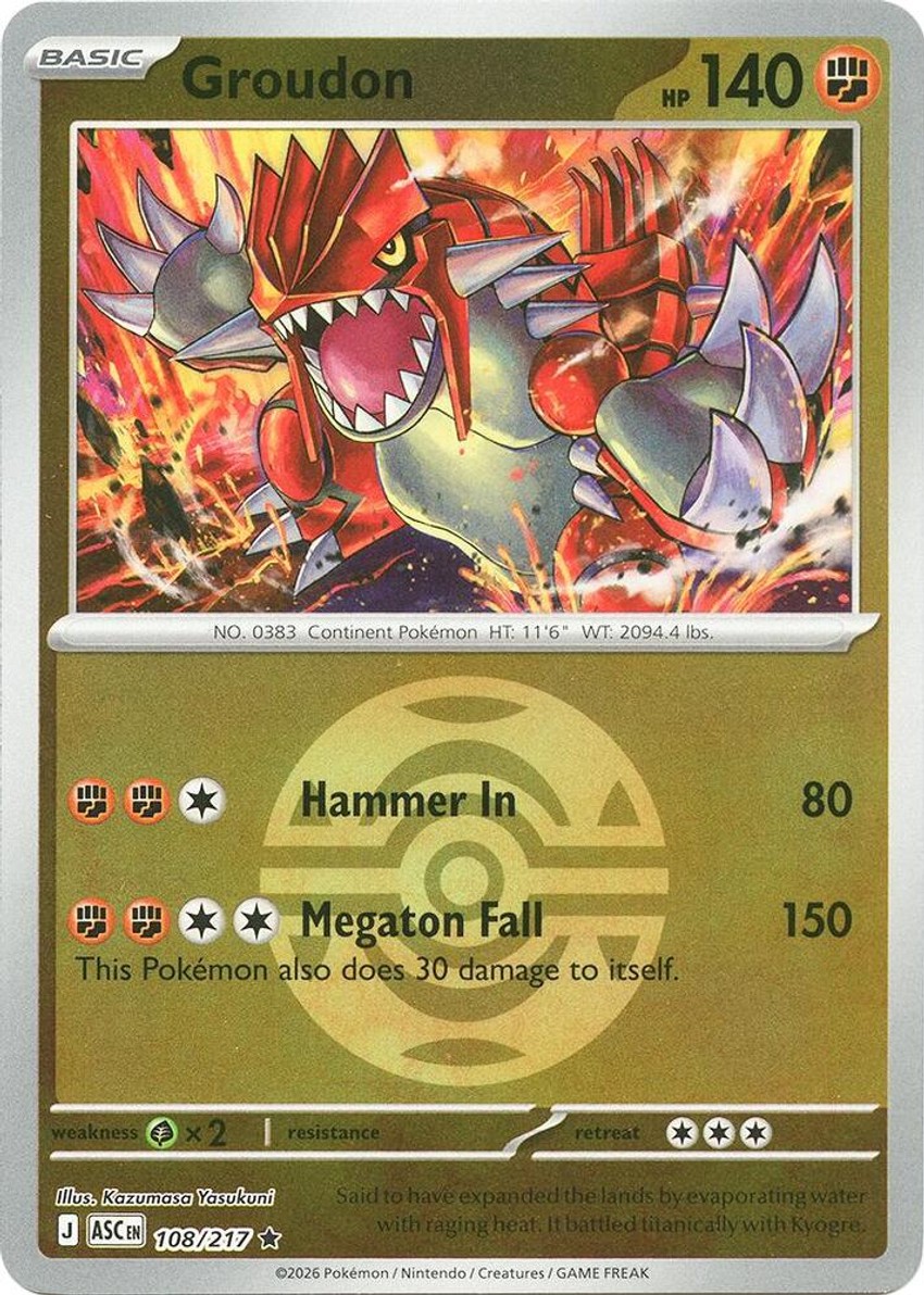 Groudon (Dusk Ball)
