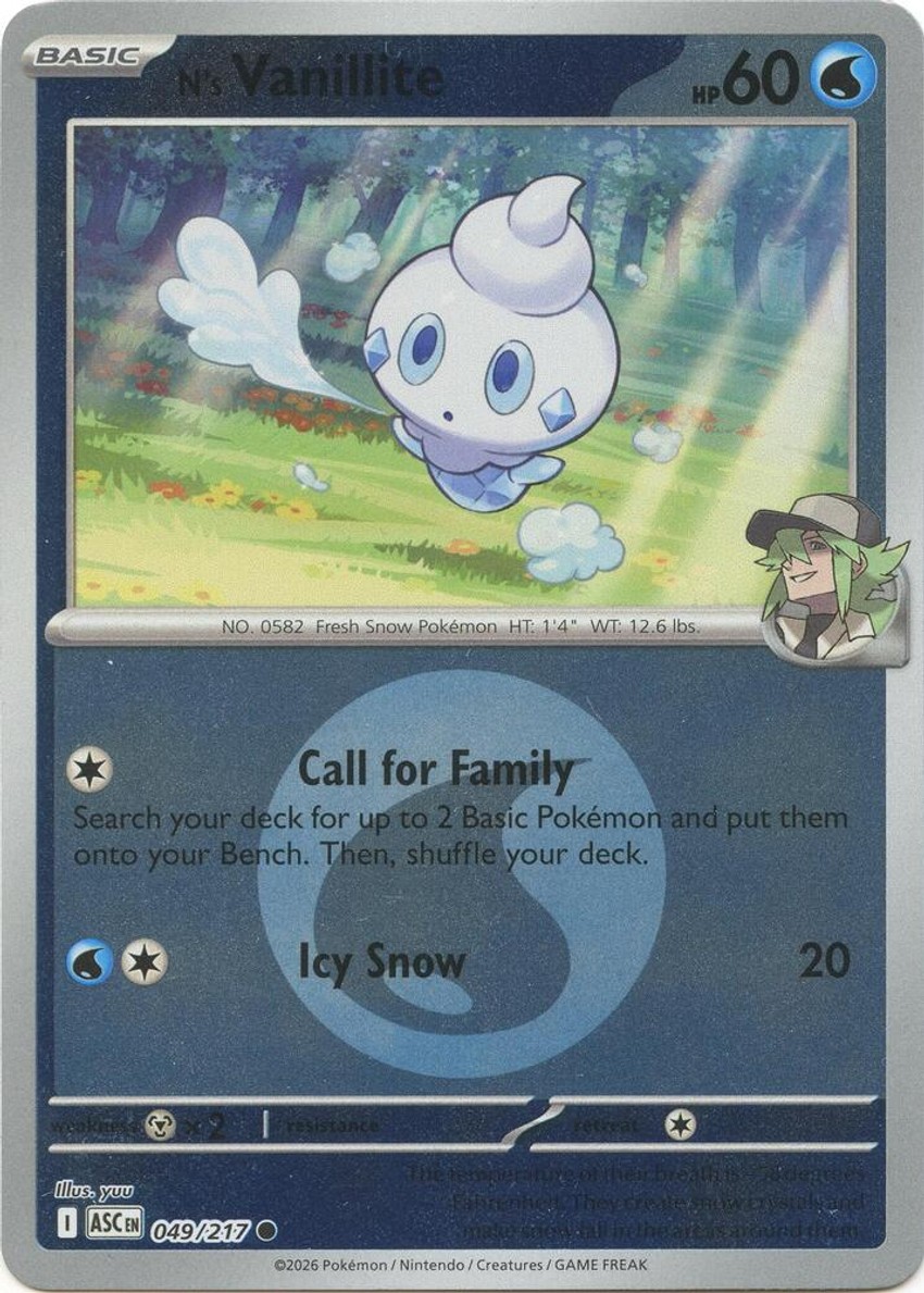 N's Vanillite (Energy Symbol Pattern)