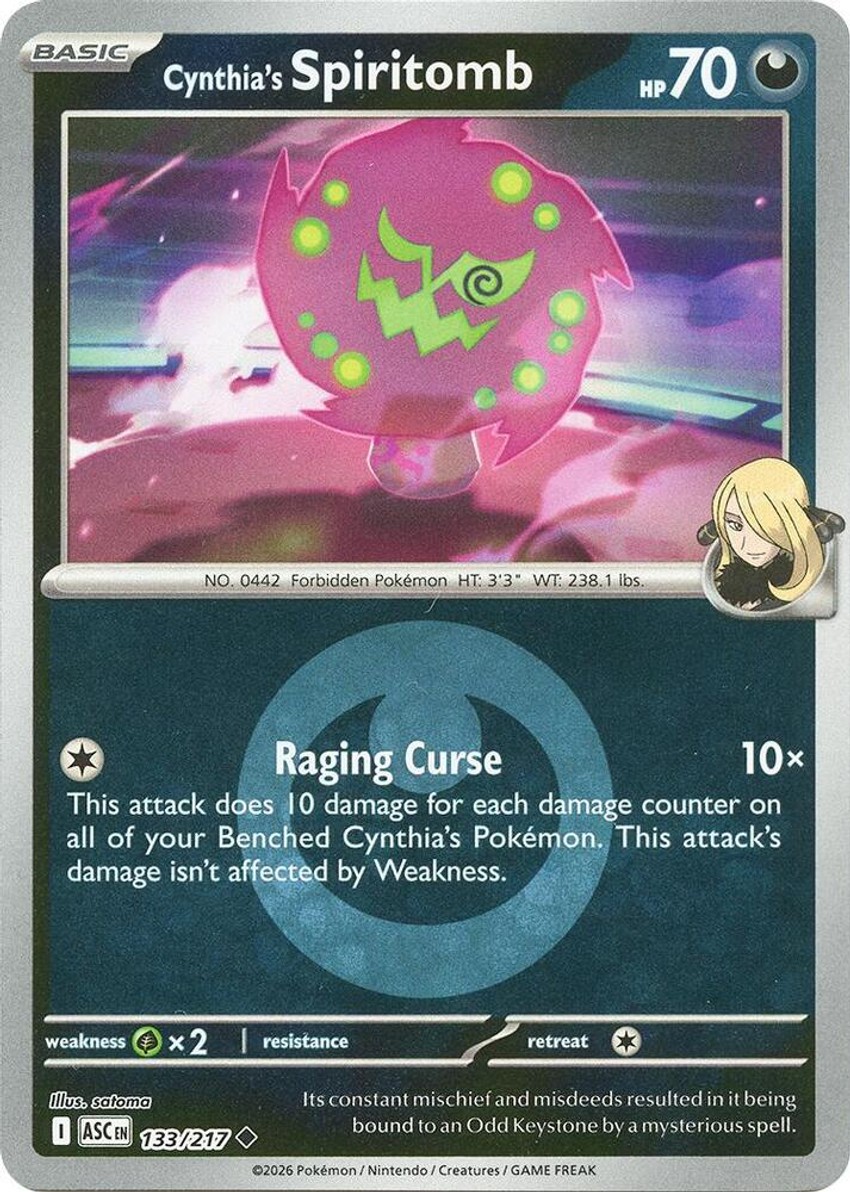 Cynthia's Spiritomb - 133/217 (Energy Symbol Pattern)