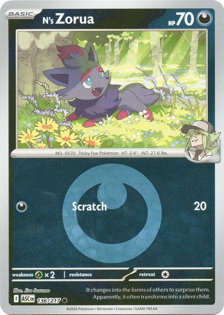 N's Zorua (Energy Symbol Pattern)