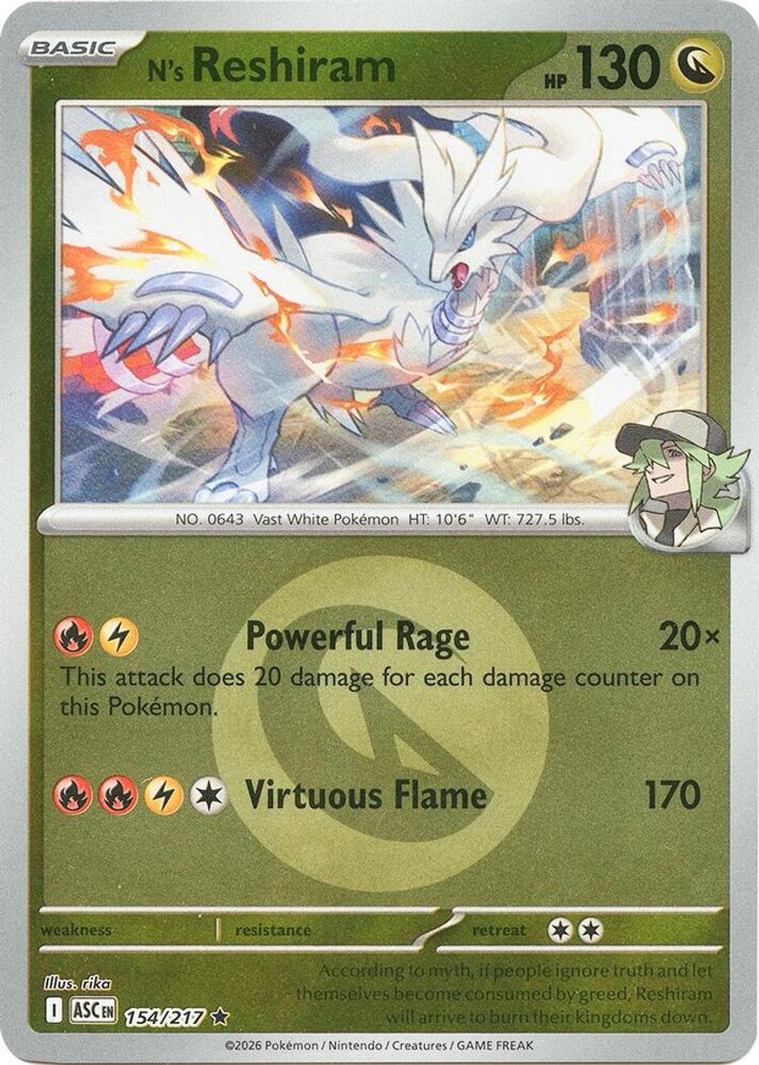 N's Reshiram (Energy Symbol Pattern)