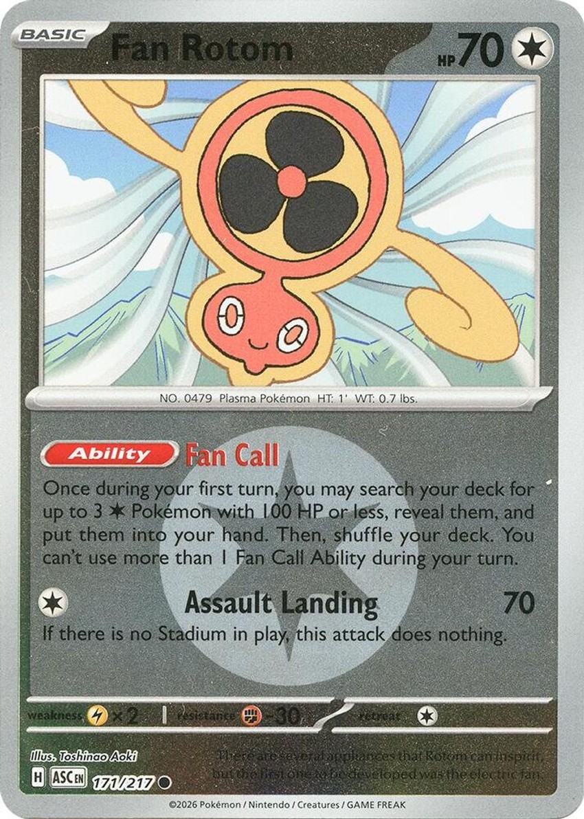 Fan Rotom - 171/217 (Energy Symbol Pattern)