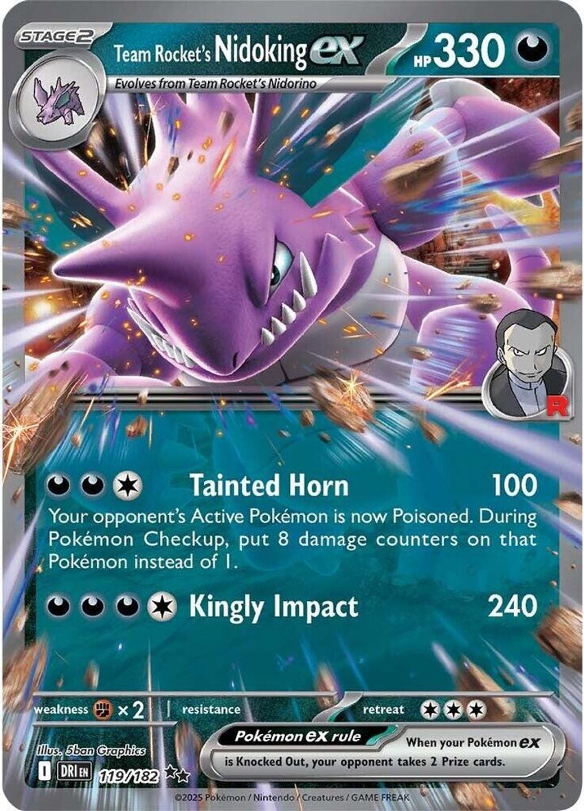 Team Rocket's 尼多王 ex
