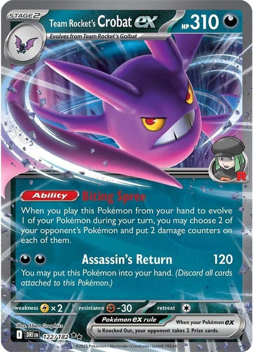 Team Rocket's 叉字蝠 ex