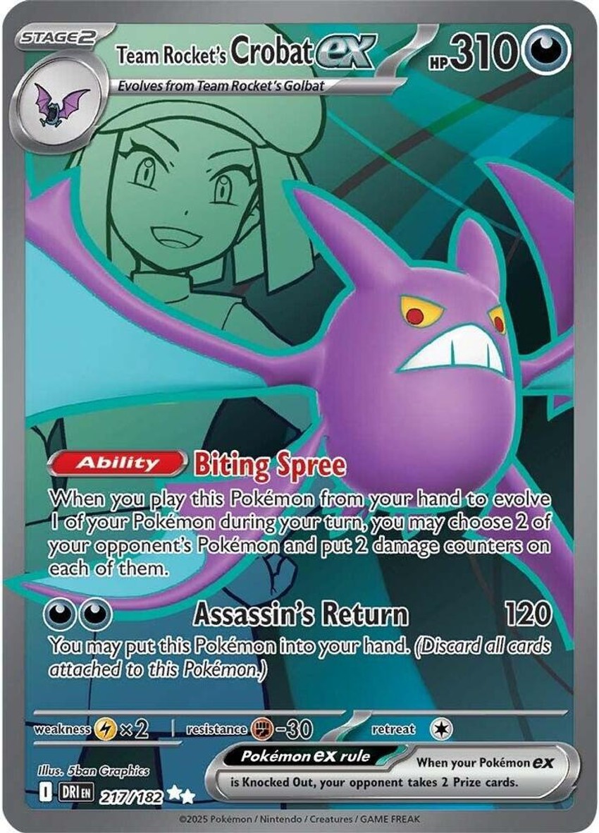 Team Rocket's 叉字蝠 ex