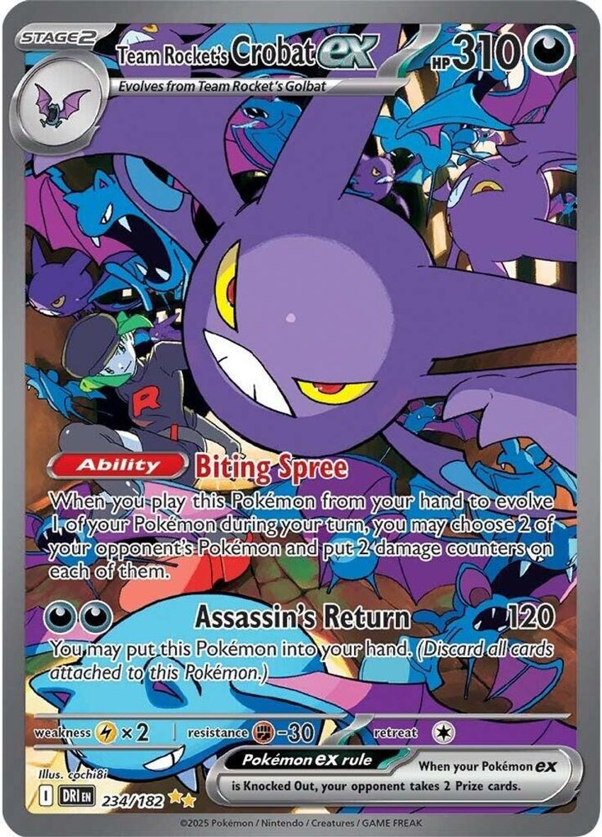 Team Rocket's 叉字蝠 ex