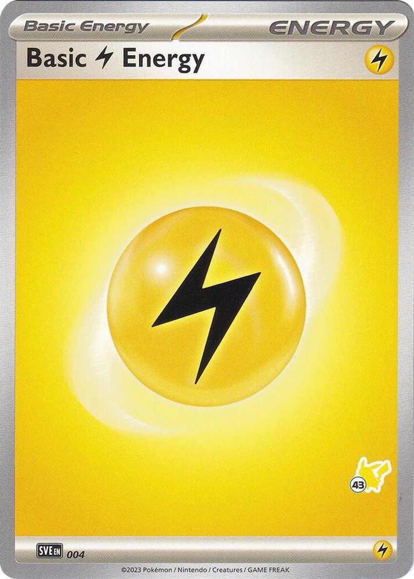 Basic Lightning Energy - Pikachu 43