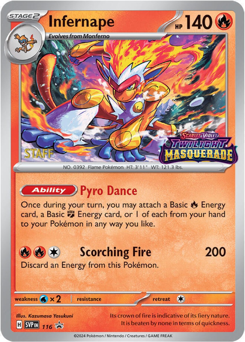 Infernape - 116 (Prerelease) [Staff]