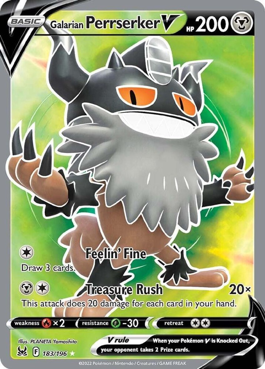 Galarian 喵頭目 V (Full Art)