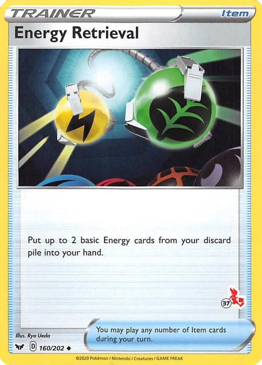 Energy Retrieval - 160/202 (#37 Cinderace Stamped)