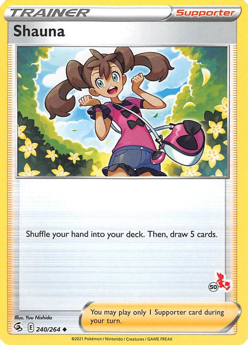 Shauna - 240/264 (#50 Cinderace Stamped)
