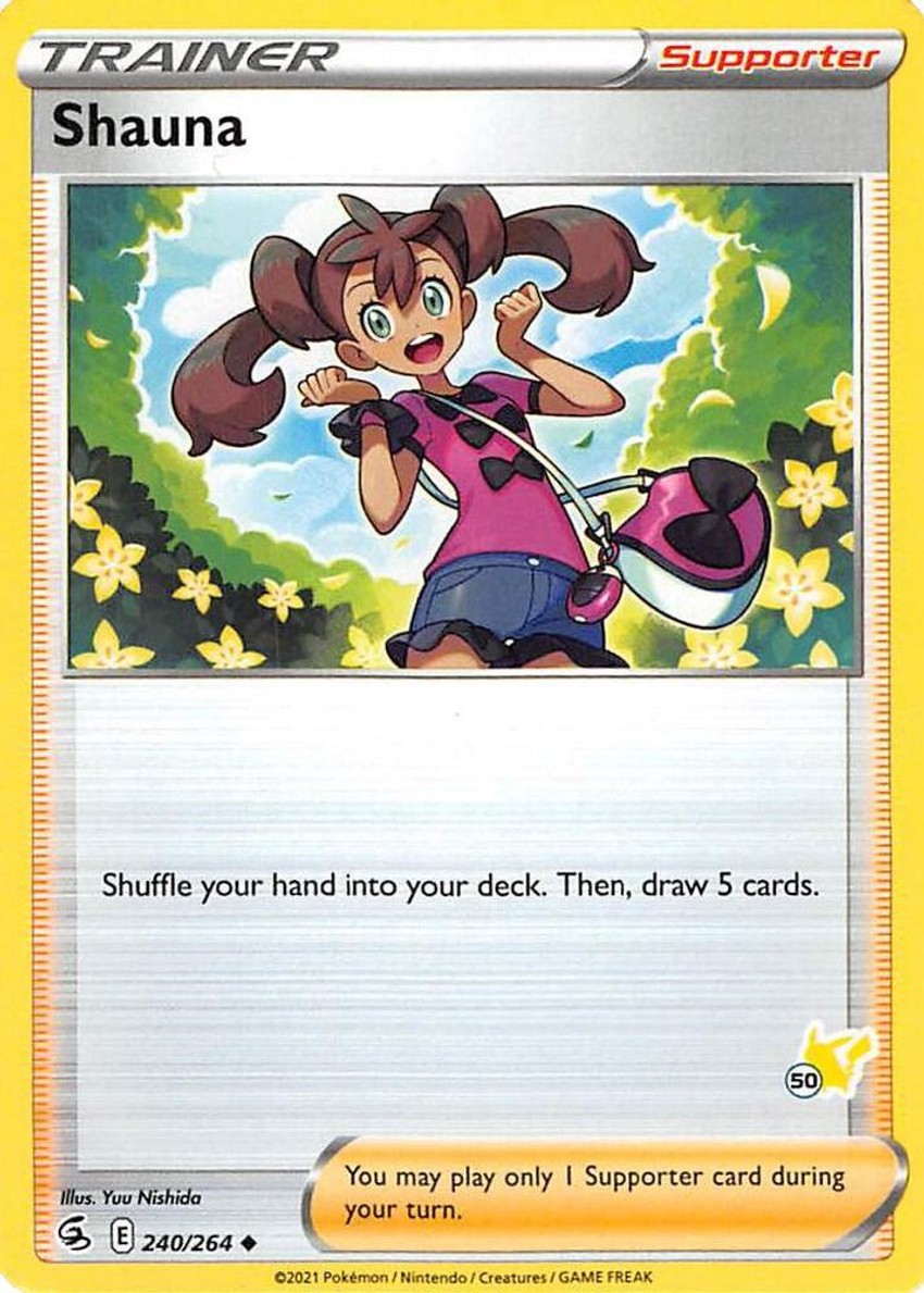 Shauna - 240/264 (#50 Pikachu Stamped)