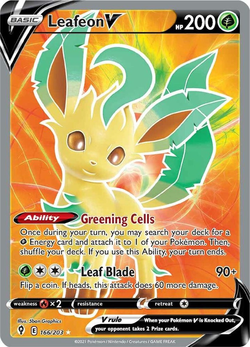 葉伊布 V (Full Art)
