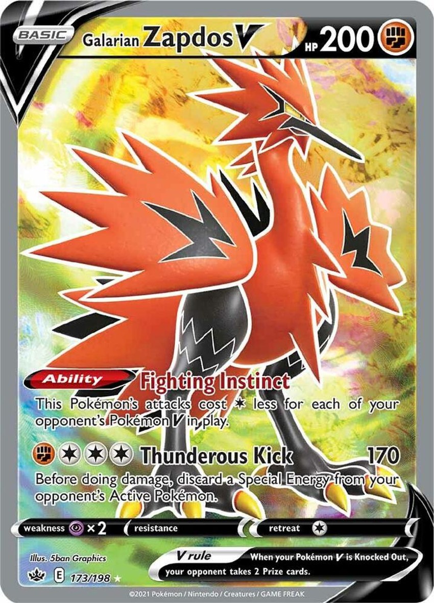 Galarian 閃電鳥 V (Full Art)