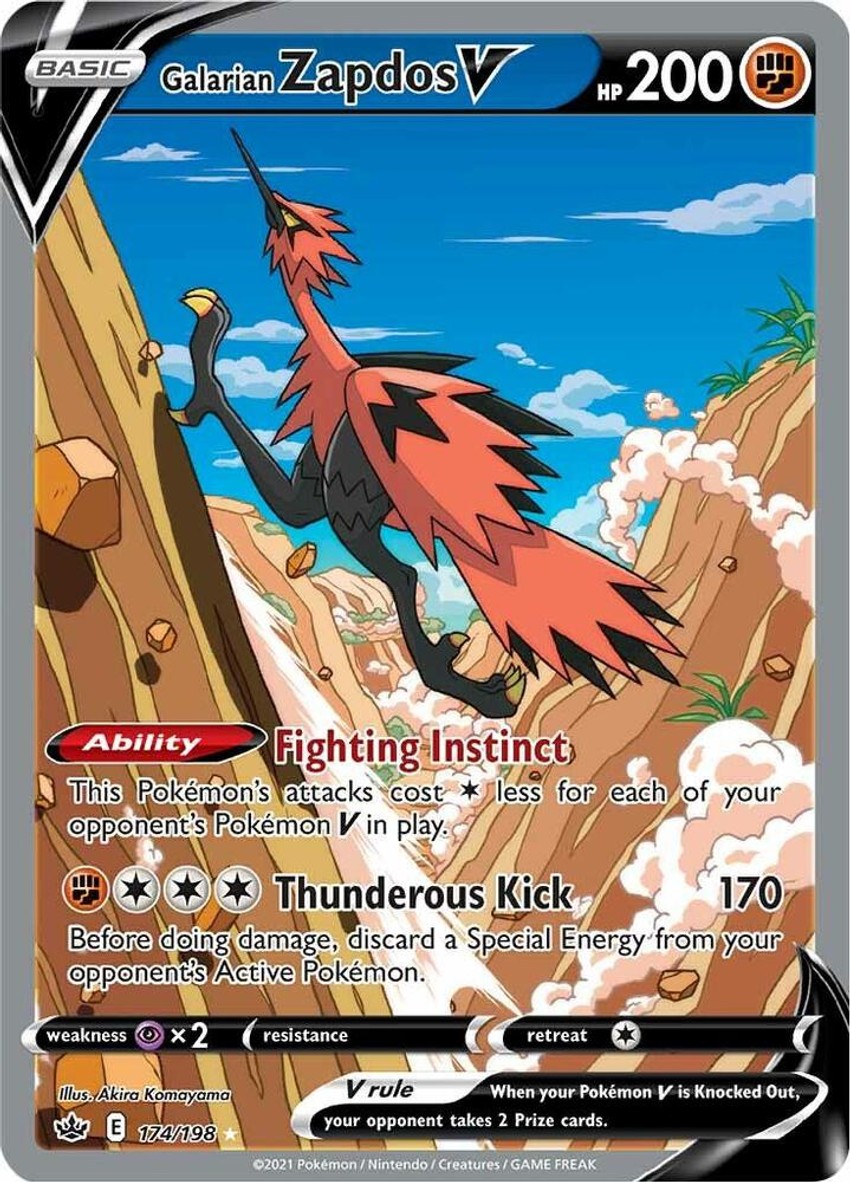 Galarian 閃電鳥 V (Alternate Full Art)