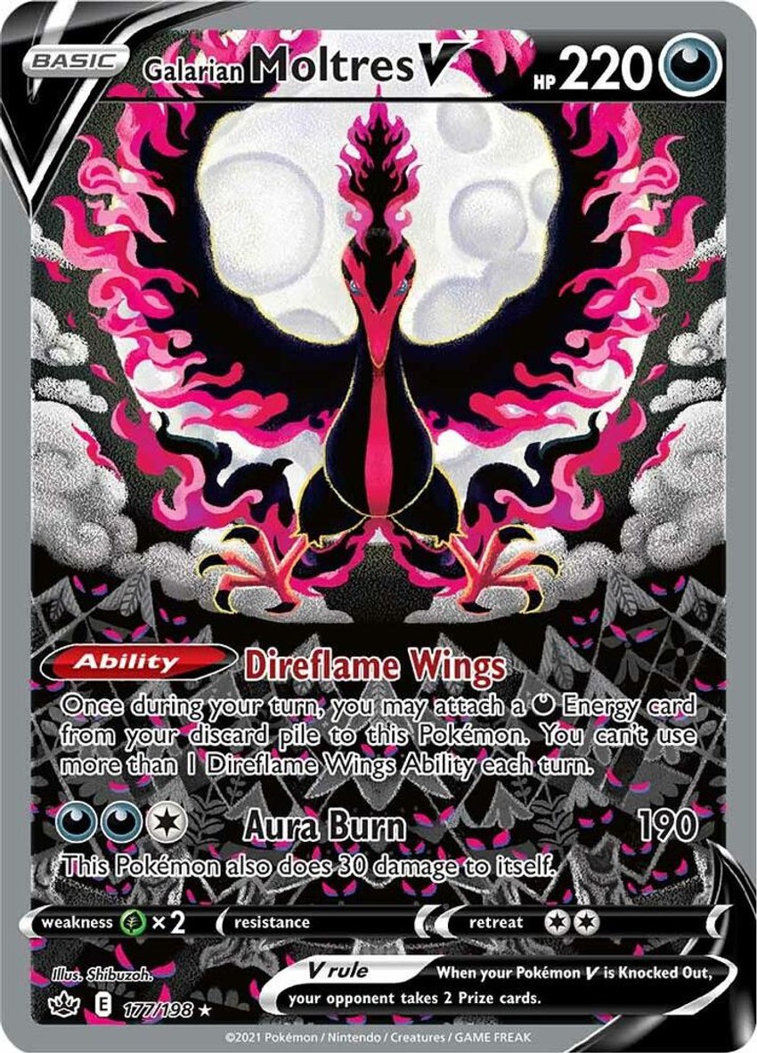 Galarian Moltres V (Alternate Full Art)