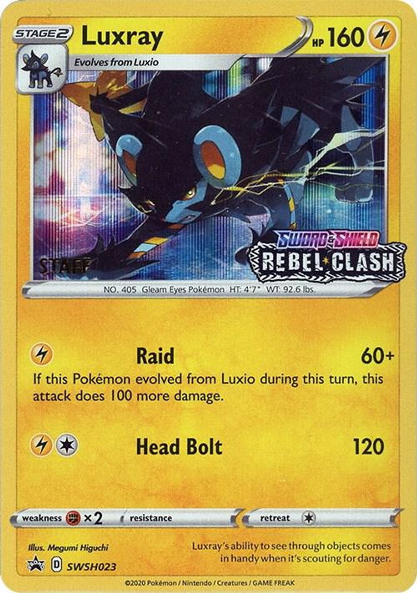 Luxray - SWSH023 (Prerelease) [Staff]