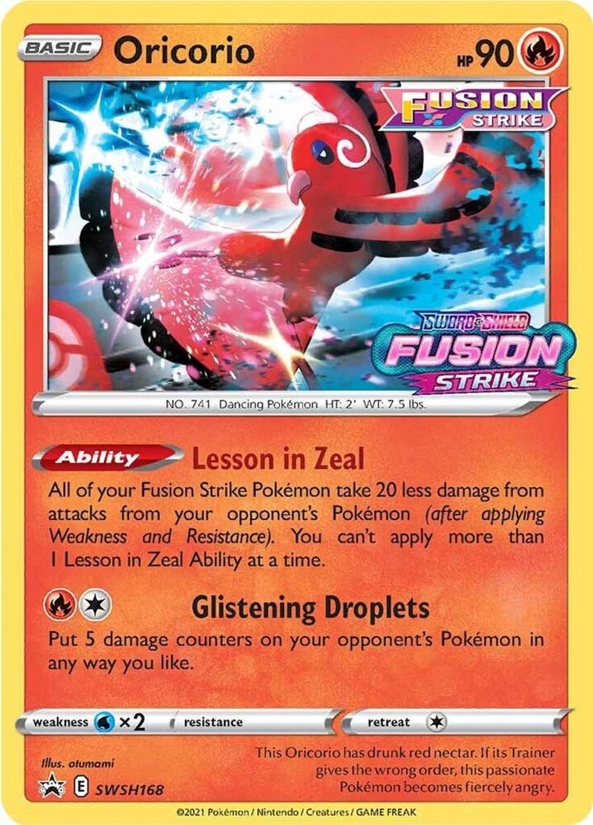 Oricorio - SWSH168 (Prerelease)
