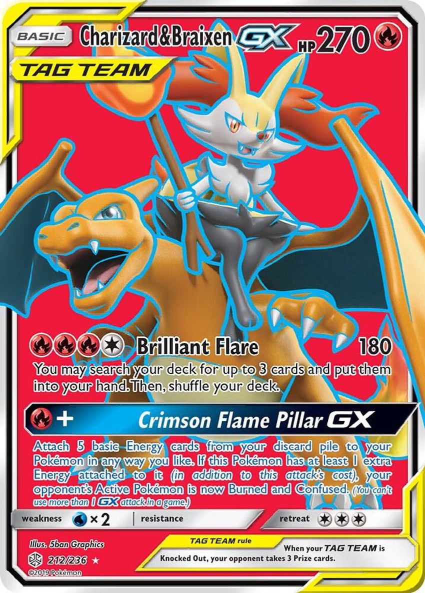 Charizard & Braixen GX (Full Art)