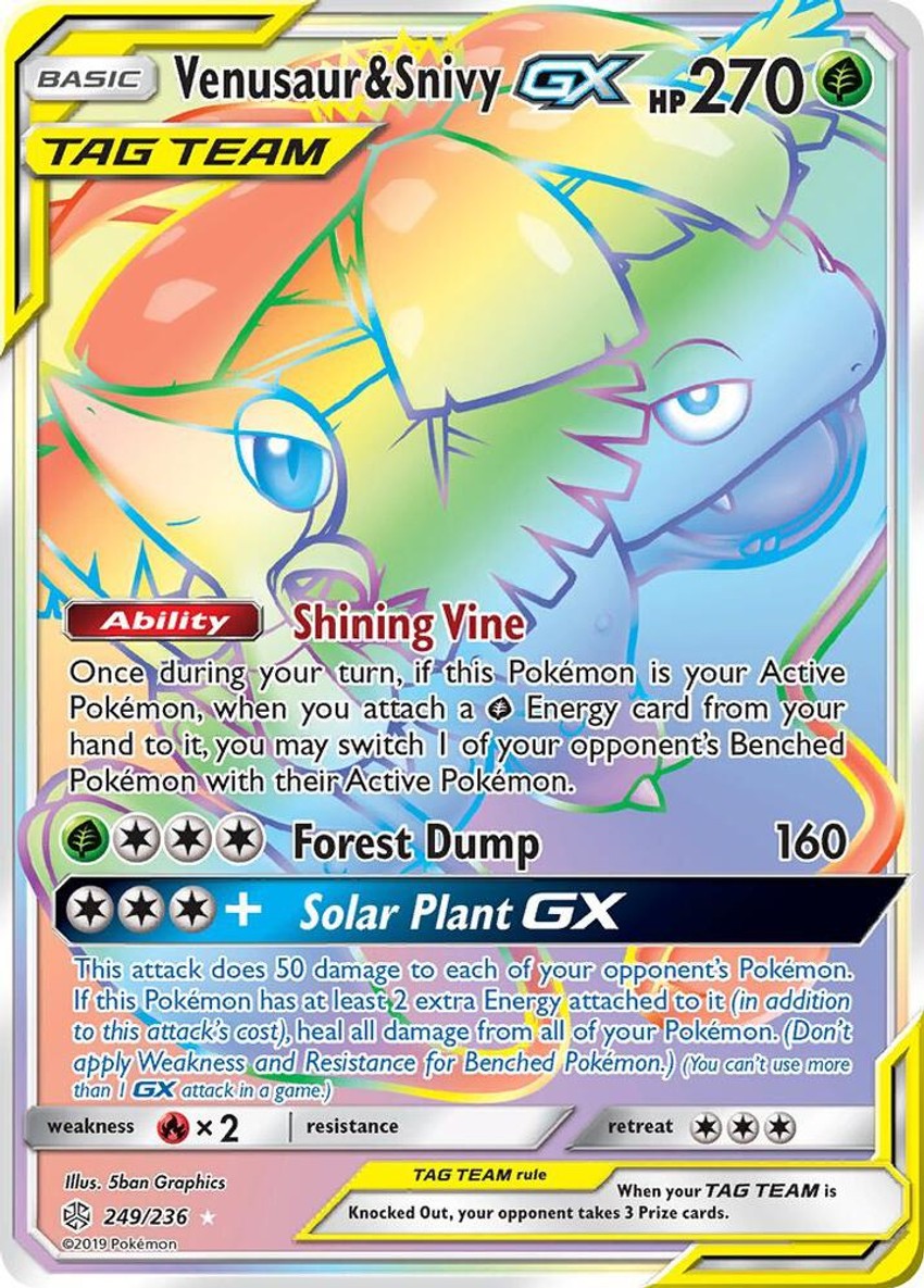 Venusaur & Snivy GX ()