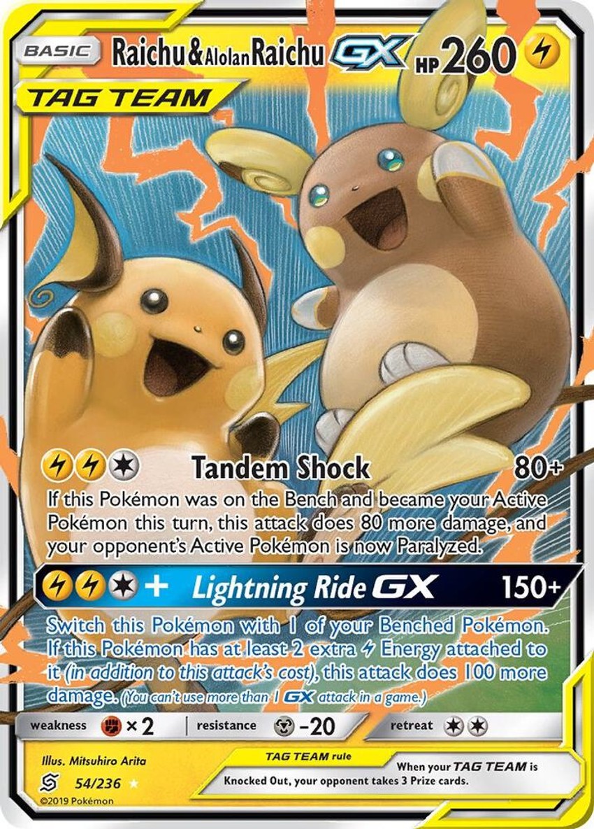 雷丘 & Alolan Raichu GX