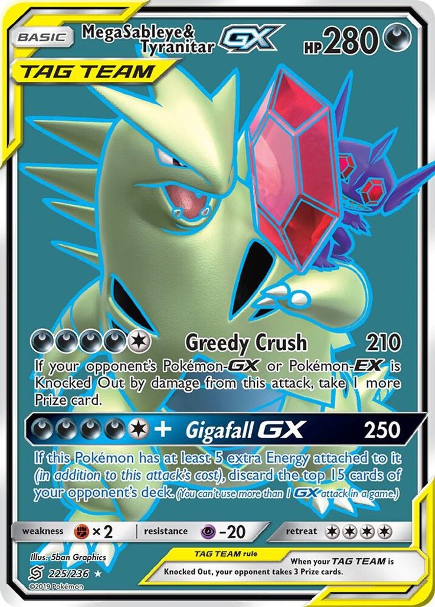 Mega Sableye & Tyranitar GX (Full Art)