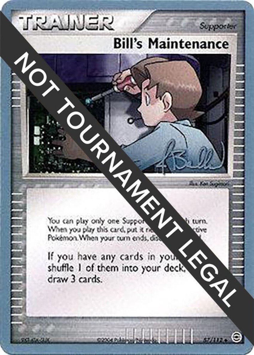 Bill's Maintenance - 2006 (Jimmy Ballard)