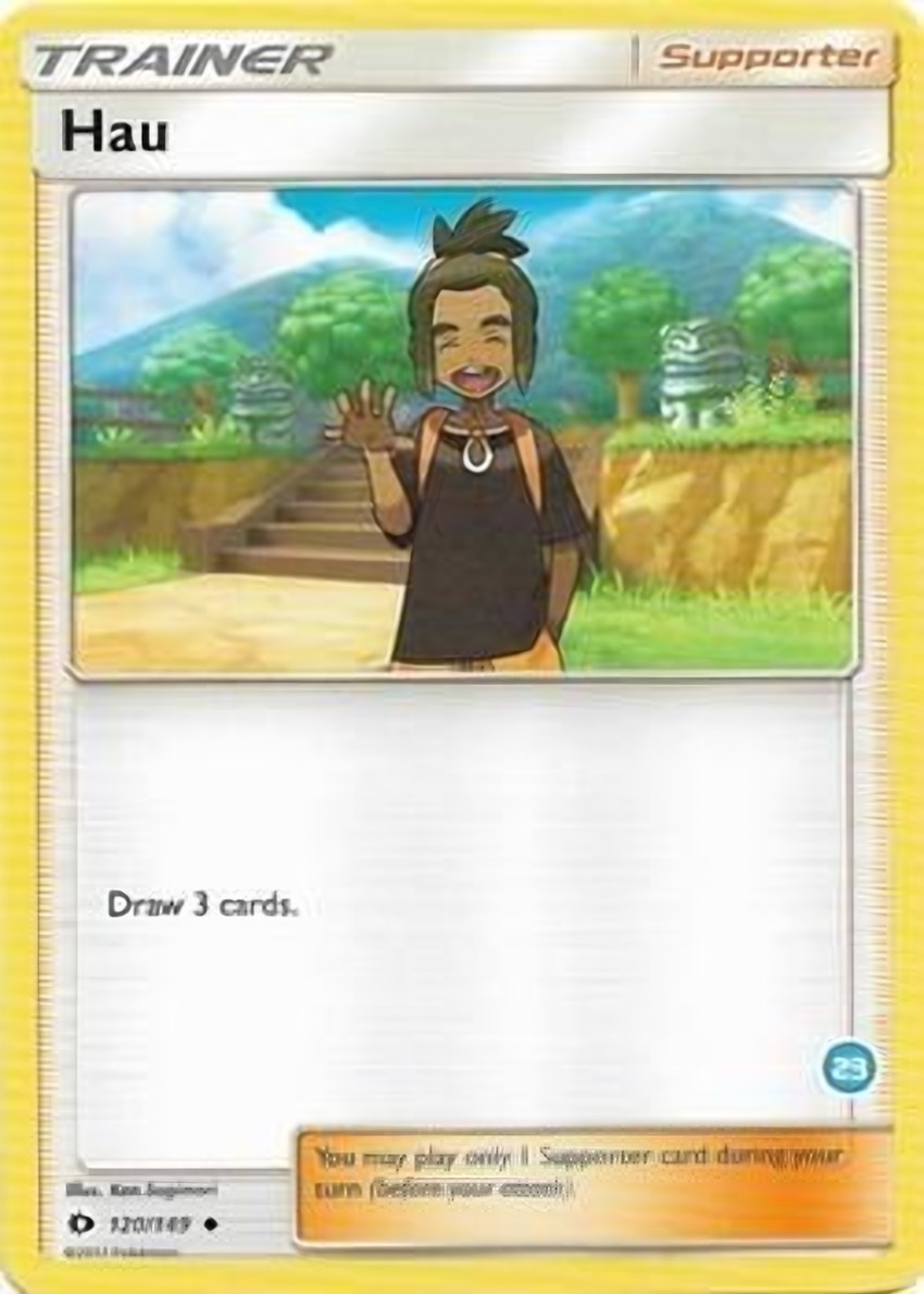 Hau (23) (Alolan Ninetales Half-Deck)