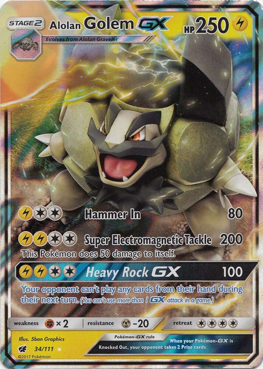 Alolan Golem GX