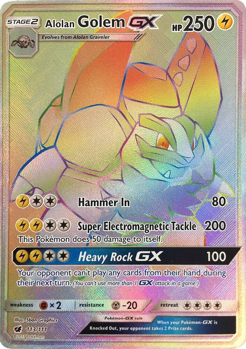 Alolan Golem GX