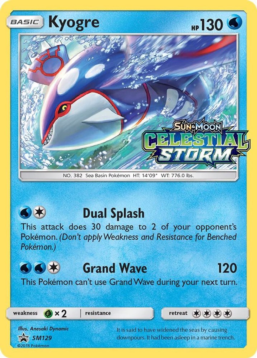 Kyogre - SM129 (Prerelease)