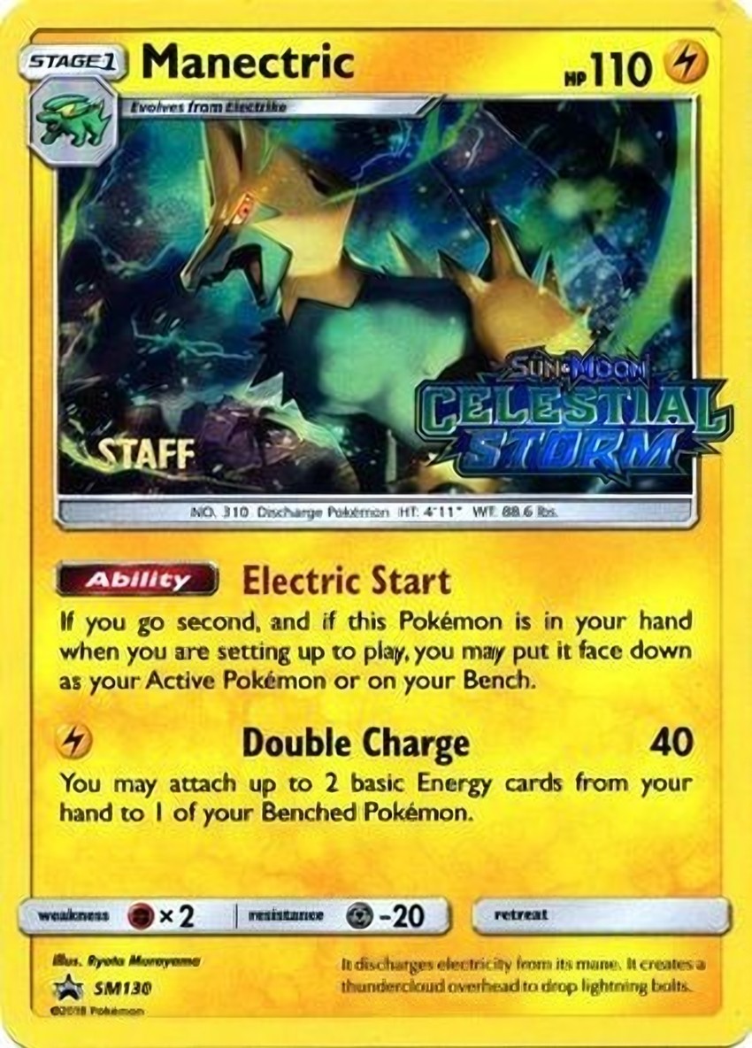 Manectric - SM130 (Prerelease) [Staff]