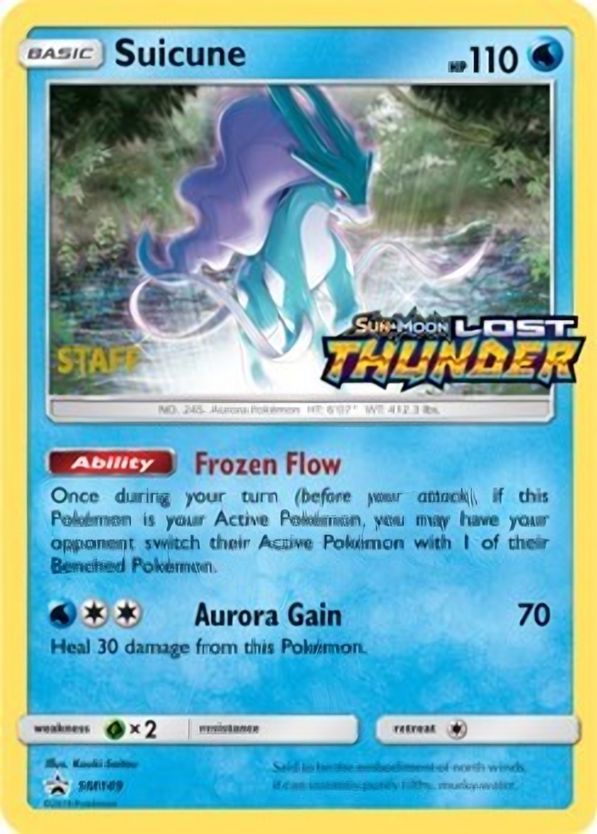 Suicune - SM149 (Prerelease) [Staff]