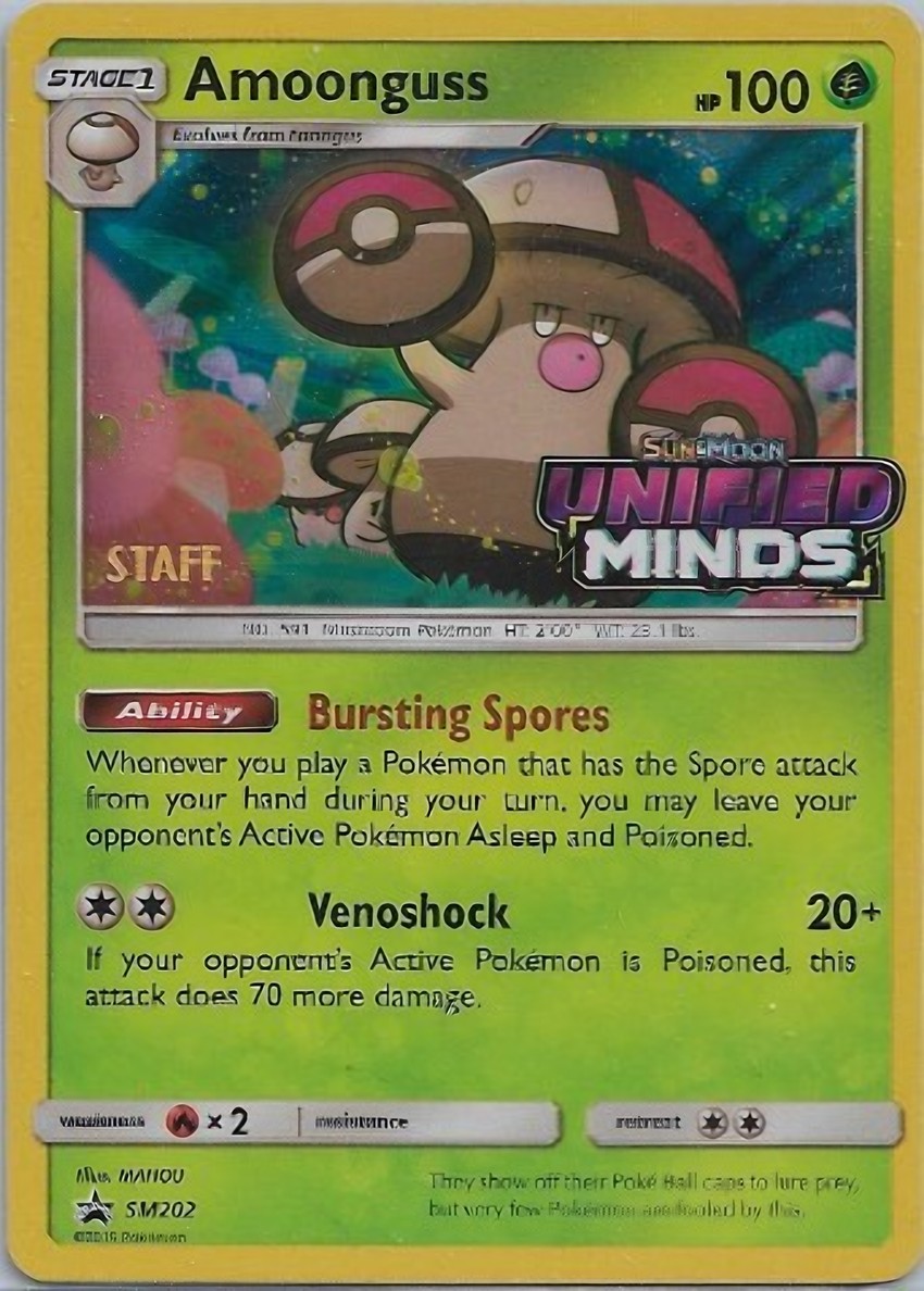 Amoonguss - SM202 (Prerelease) [Staff]