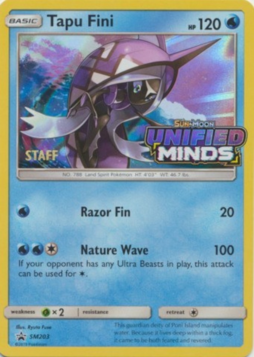 Tapu Fini - SM203 (Prerelease) [Staff]
