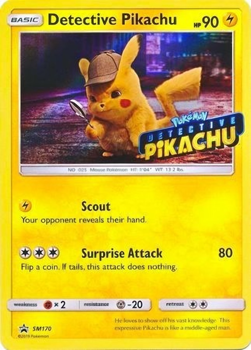 Detective Pikachu - SM170 (Stamped)