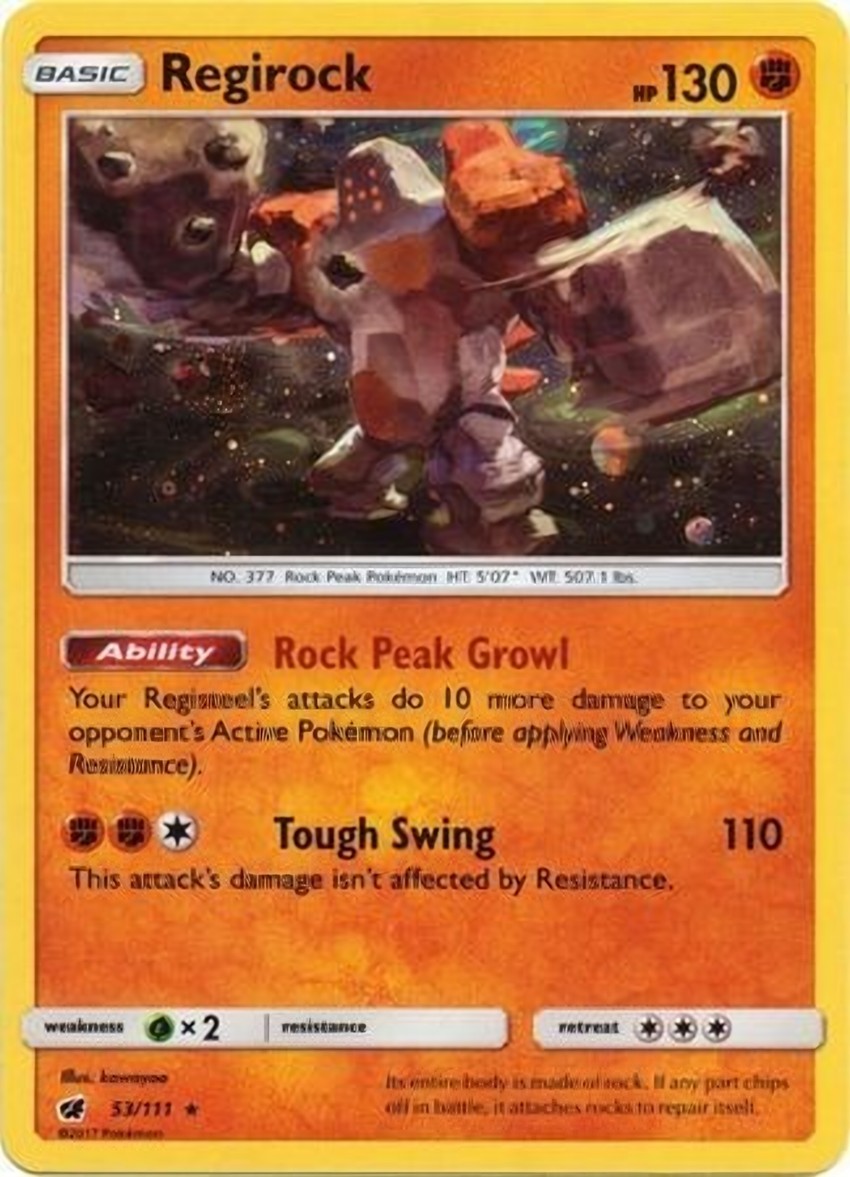 Regirock - 53/111 (Cosmos )
