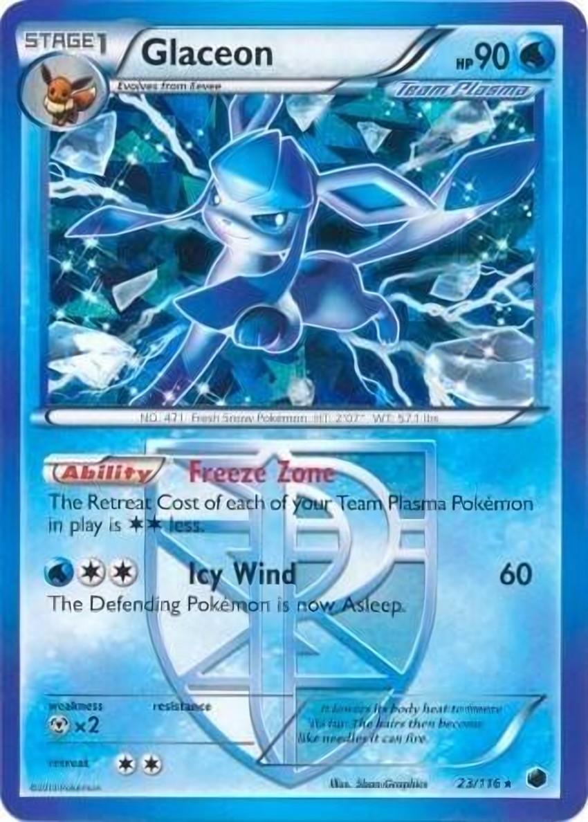 Glaceon - 23/116 (BW Plasma Freeze)