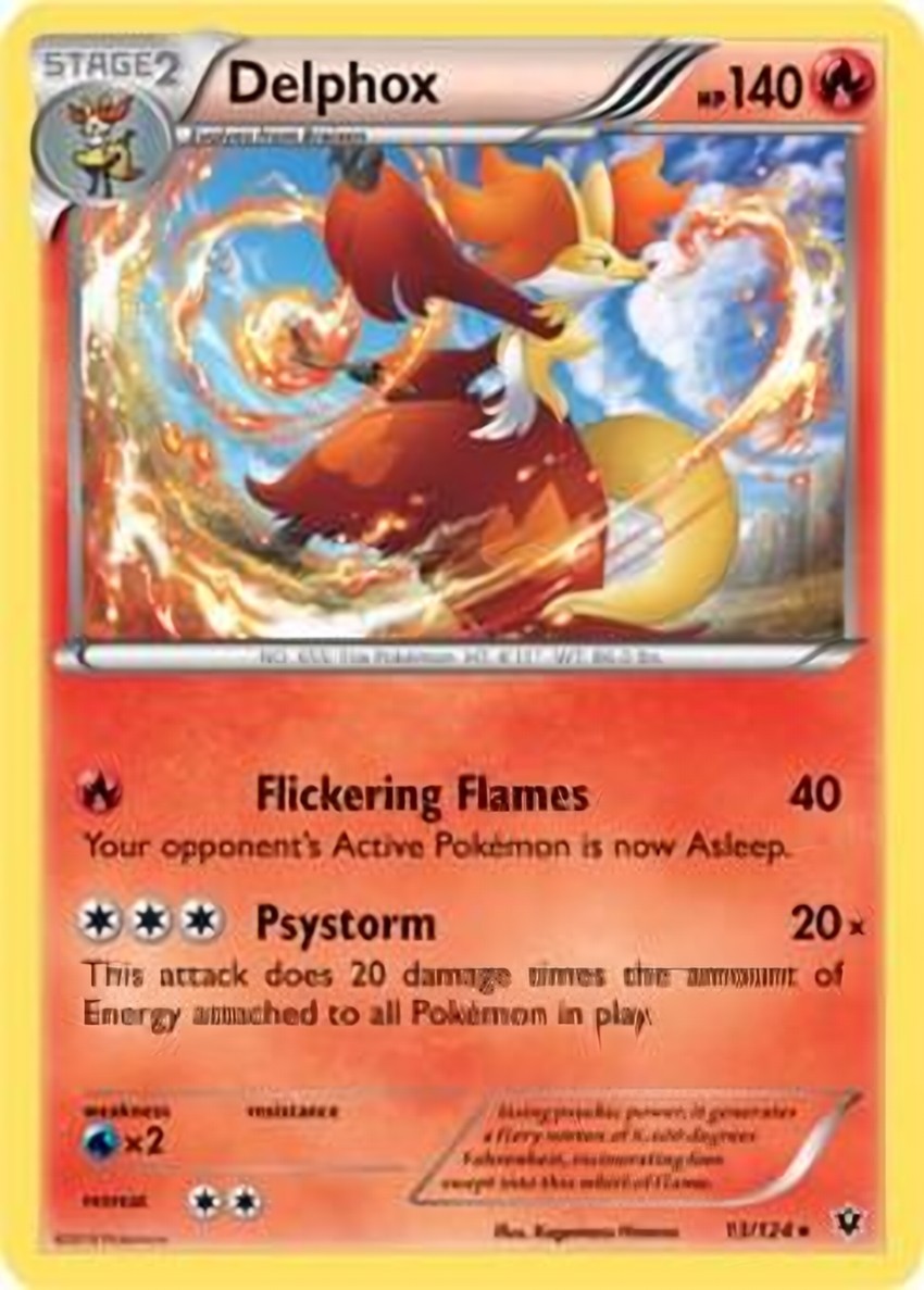 Delphox - 13/124 (XY Fates Collide)